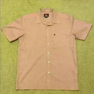 Quiksilver gingham button you shirt